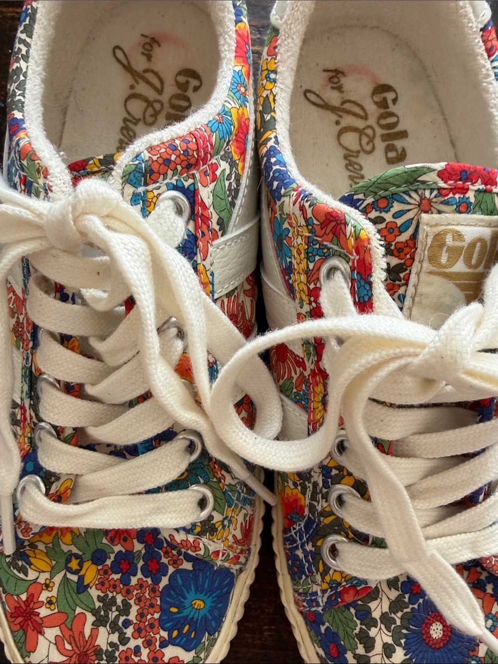 Gola for Jcrew Floral Multi-Color Athletic Sneakers - Picture 9 of 11